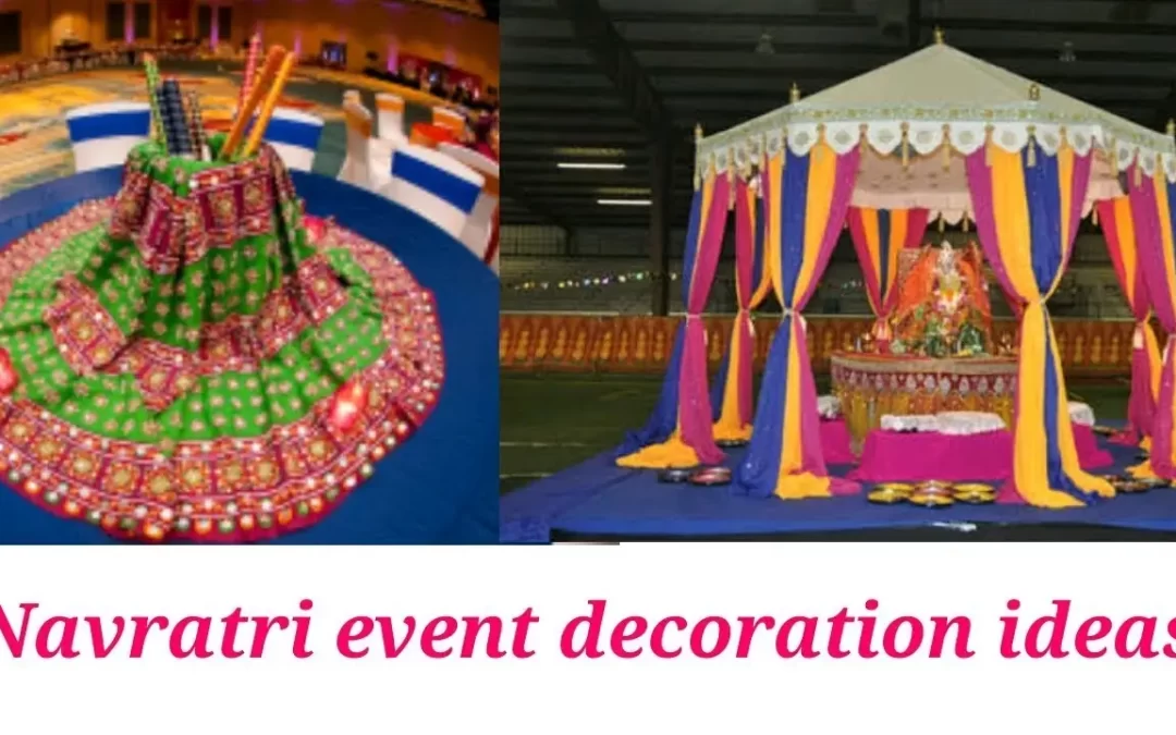 Navratri event decor